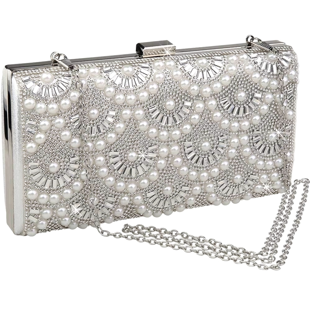 Luxurious Pearl Clutch